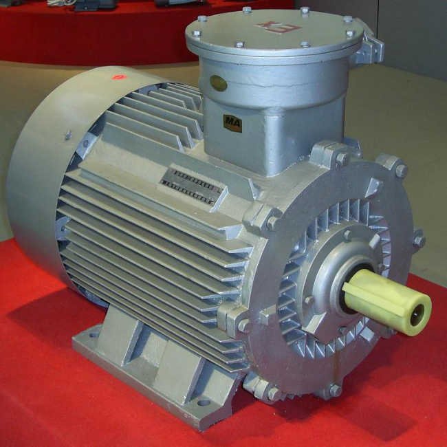 YVFE2-200L2-6防爆电机45°角实拍